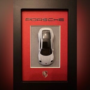 Porsche 911 Carrera T (992 Generation) Framed 1:64 Scale Display Wall Art